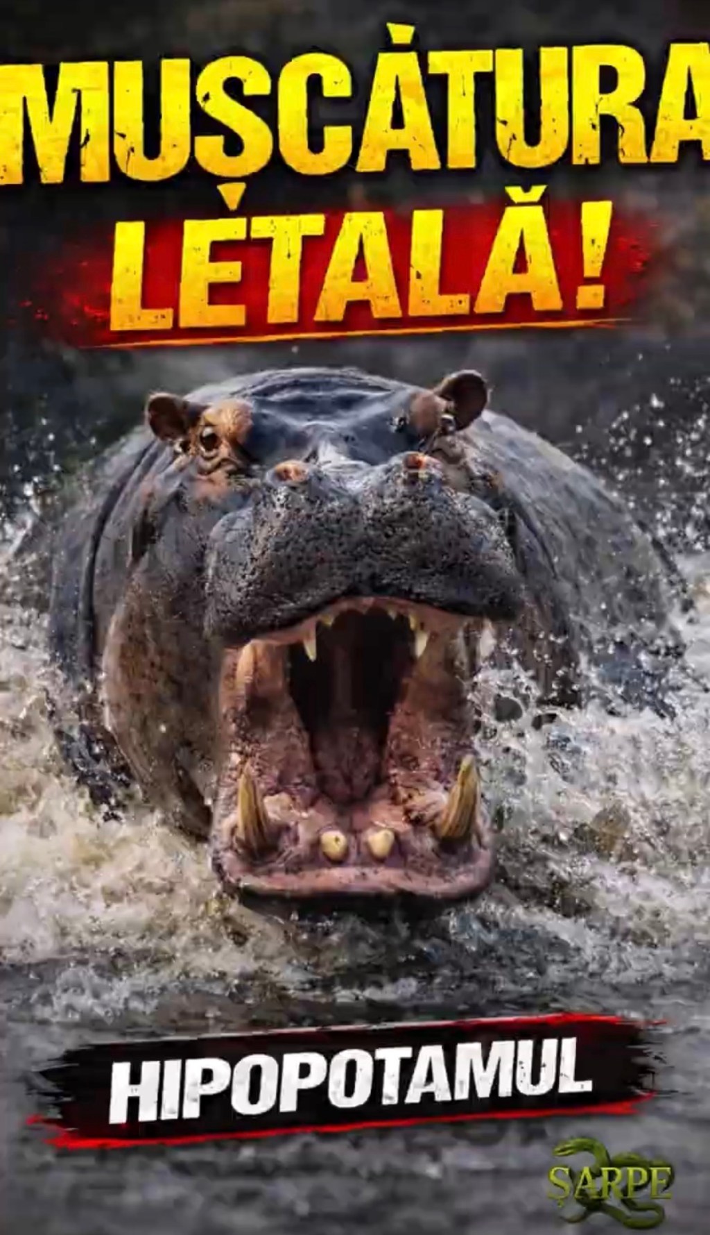 DE CE hipopotamul pare blând, dar este unul dintre cele mai periculoase animale?